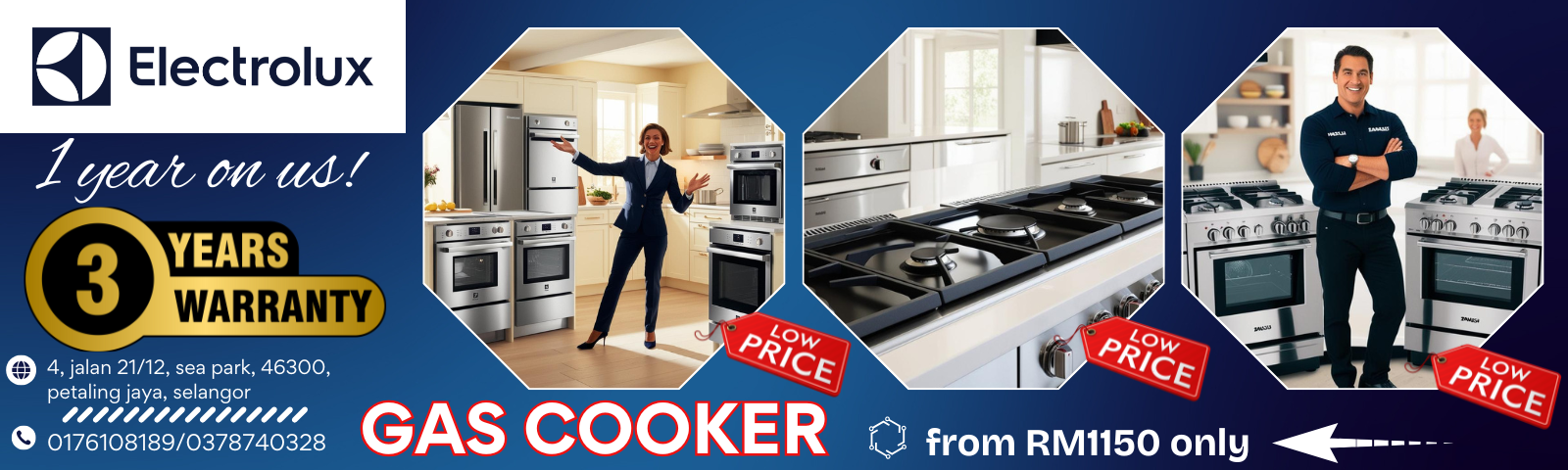 ELECTROLUX GAS COOKER PROMO!